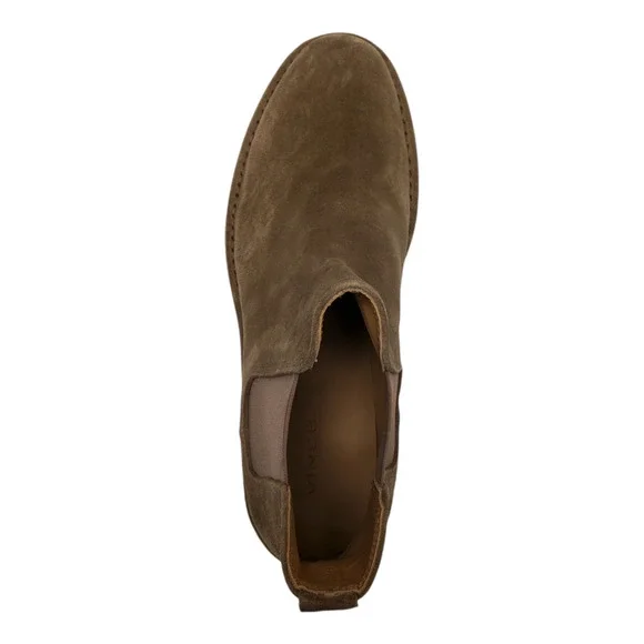 Vince Men's Sanford Suede Chelsea Boots Flint Brown - Picture 5 of 6